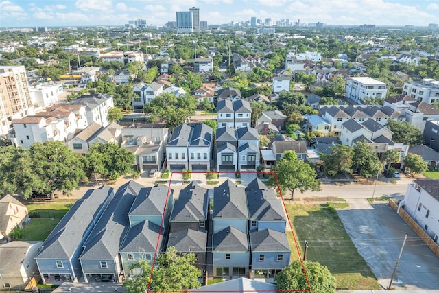 birds eye view of property featuring a residential view