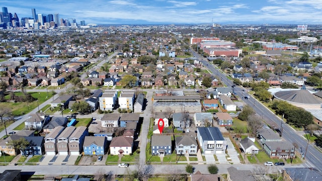 bird's eye view featuring a residential view