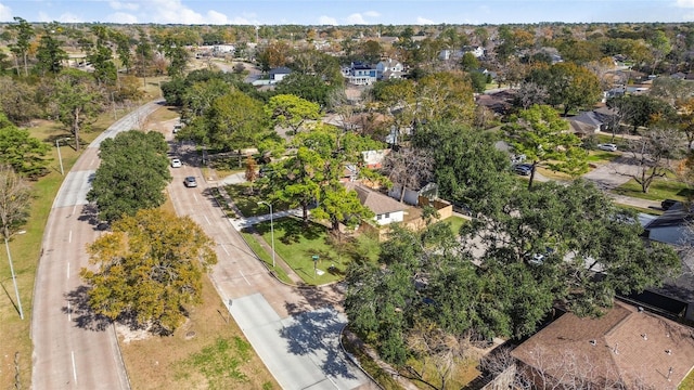 bird's eye view featuring a residential view