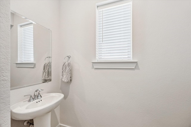 bathroom with a sink