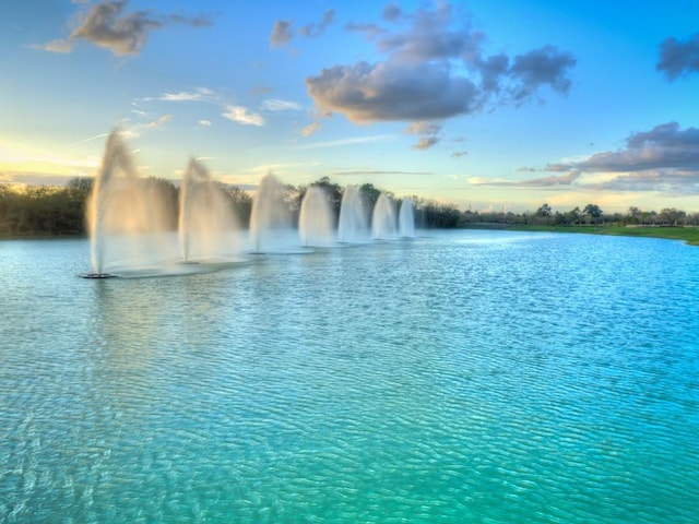 view of water feature