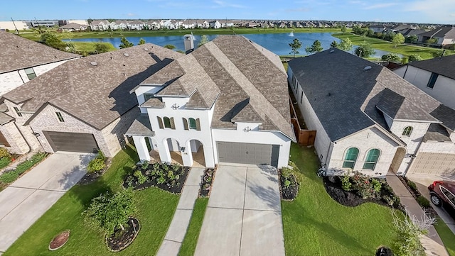 9647 Wright Dr, Manvel, TX 77578 - aerial view of residential area with a large body of water