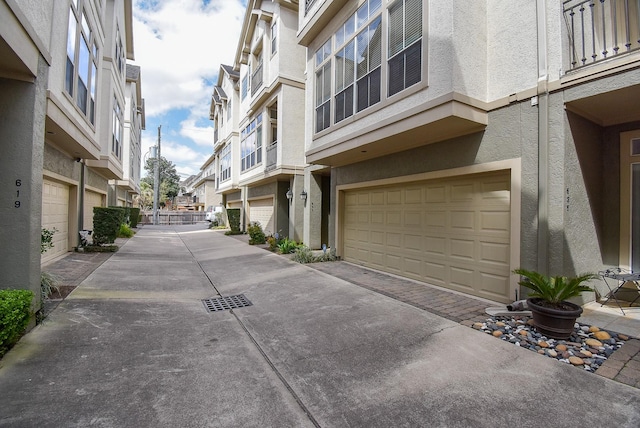 view of street featuring a residential view