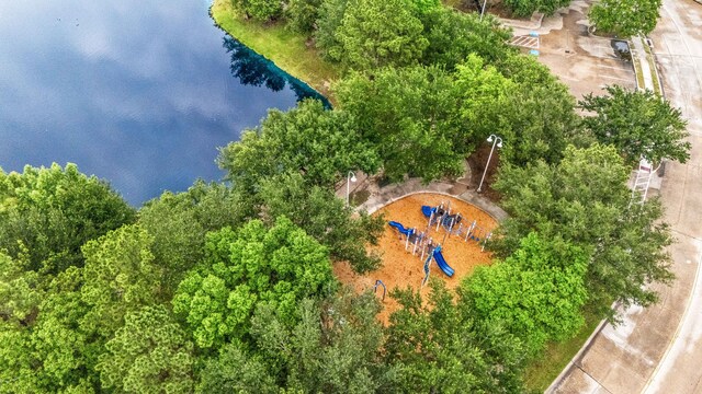 17614 Wind Mist Ln, Cypress, TX 77433 - drone / aerial view of a large body of water