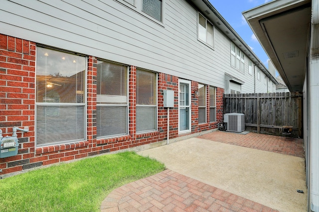 1373 El Camino Village Dr, Houston, TX 77058 - exterior space with central air condition unit and fence
