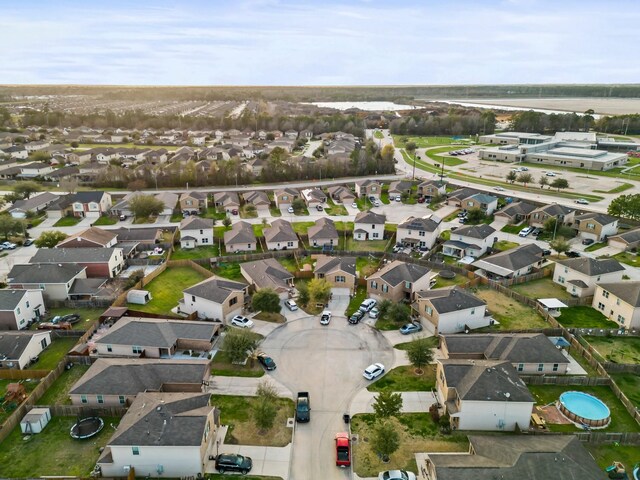 birds eye view of property featuring a residential view