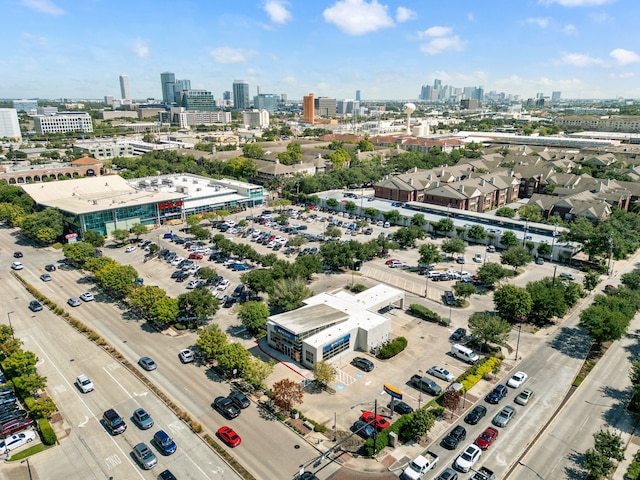 bird's eye view featuring a view of city