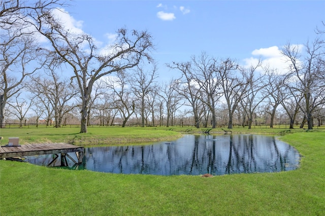 property view of water