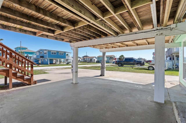 view of patio / terrace with a residential view