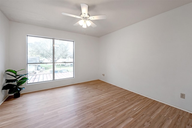 14515 Wunderlich Dr Unit 102, Houston, TX 77069 - spare room with light wood-style floors and ceiling fan
