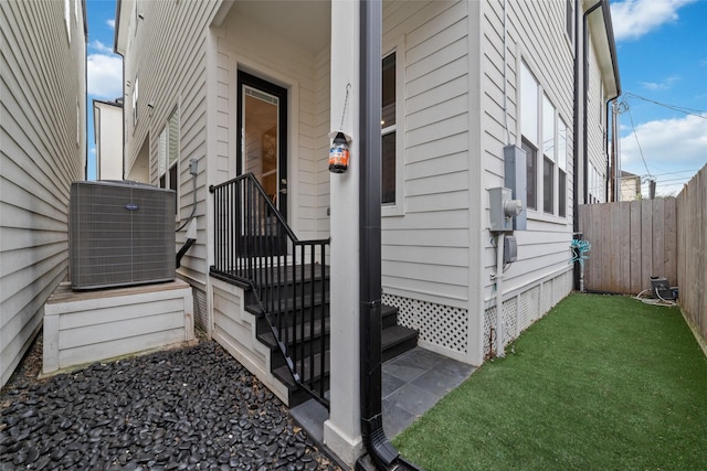 1239 W 23rd St Unit A, Houston, TX 77008 - entrance to property with central AC
