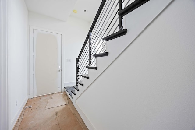 foyer featuring stairs