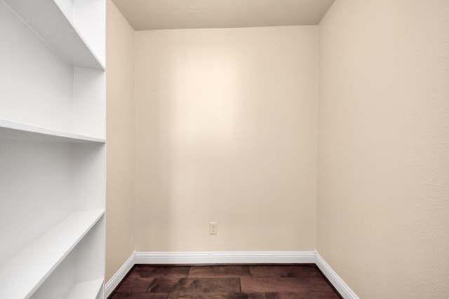 interior space featuring dark wood-style floors