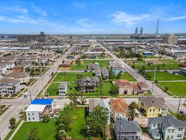 birds eye view of property featuring a view of city