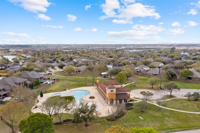 birds eye view of property featuring a residential view