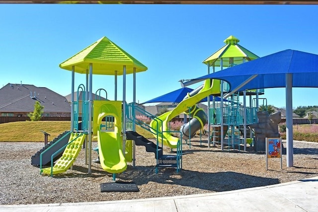 view of communal playground