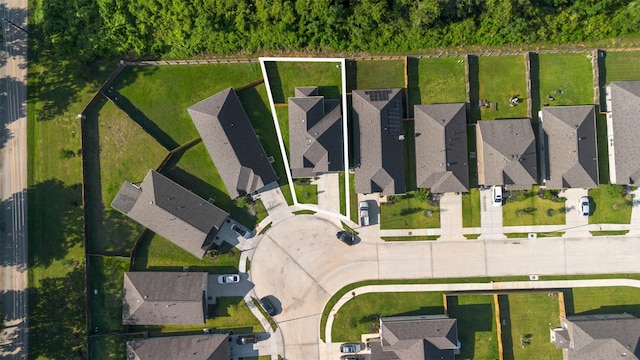 bird's eye view featuring a residential view