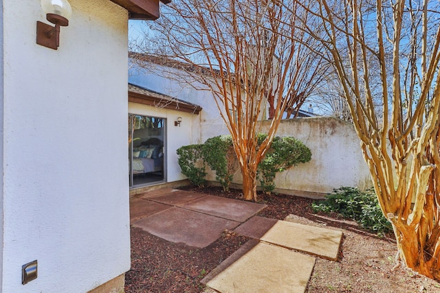 view of patio with fence