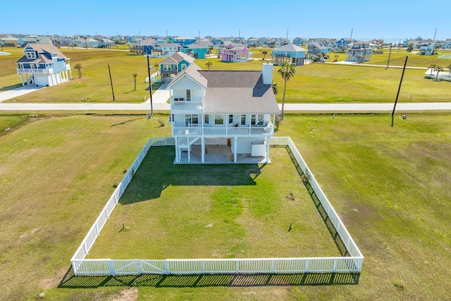 4010 Kiva Rd, Galveston, TX 77554 - aerial perspective of suburban area