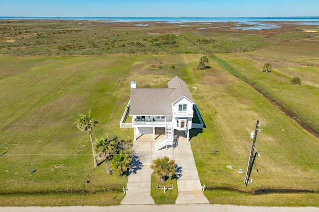 4010 Kiva Rd, Galveston, TX 77554 - overview of rural landscape
