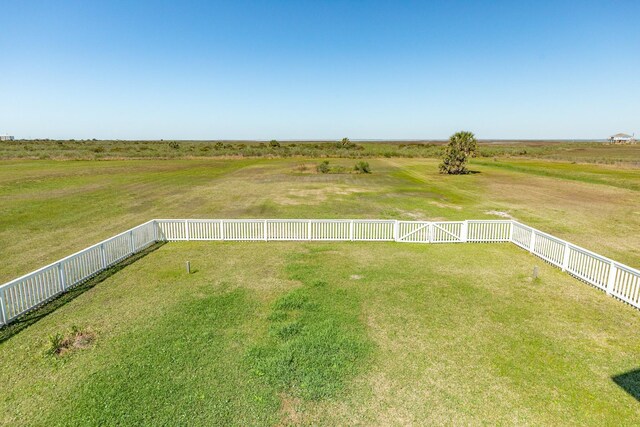 4010 Kiva Rd, Galveston, TX 77554 - view of yard with a view of countryside