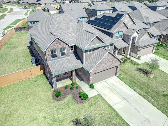 birds eye view of property featuring a residential view