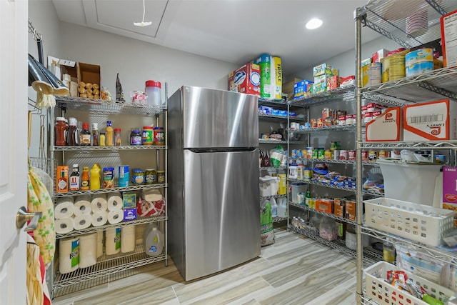 view of pantry