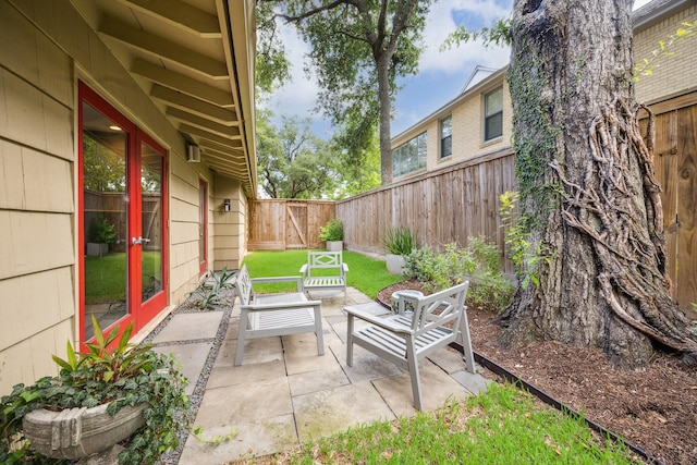 1802 Lexington St, Houston, TX 77098 - fenced backyard featuring a patio