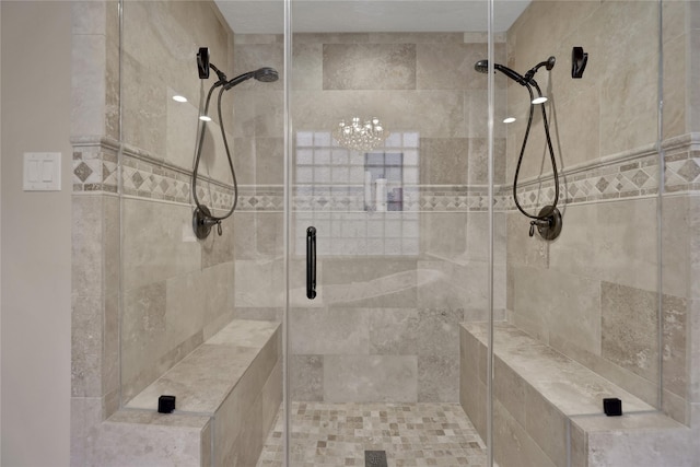 2814 S Cotswold Manor Dr, Kingwood, TX 77339 - full bath featuring a shower stall