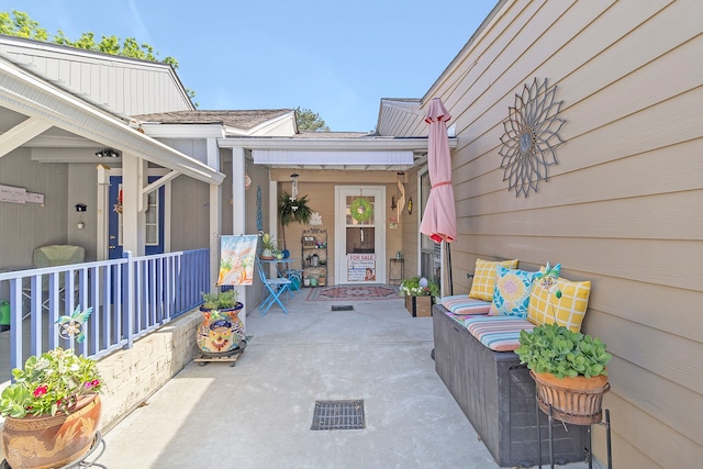 exterior space featuring a patio