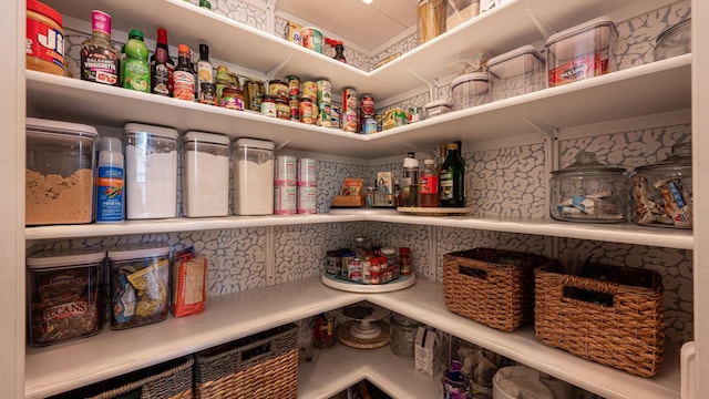 view of pantry