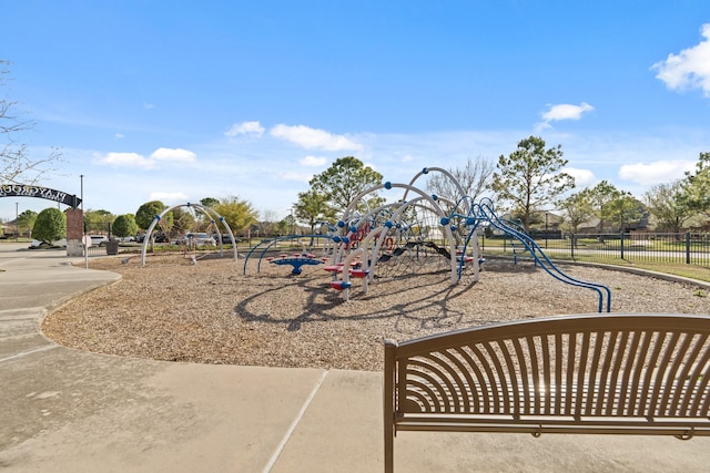 view of community playground