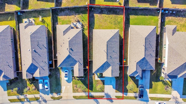 drone / aerial view featuring a residential view