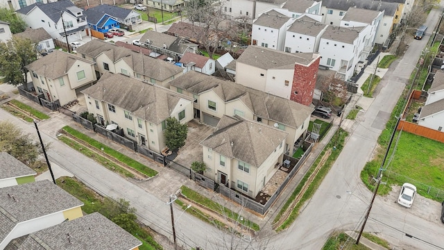 bird's eye view featuring a residential view