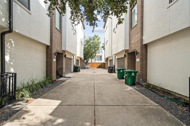 view of street featuring a residential view