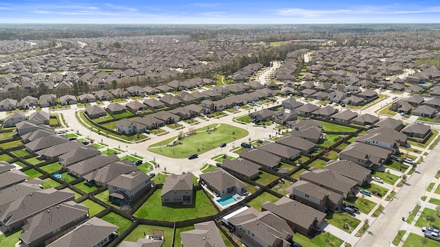 drone / aerial view featuring a residential view