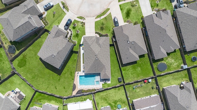 birds eye view of property featuring a residential view