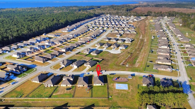 birds eye view of property featuring a residential view