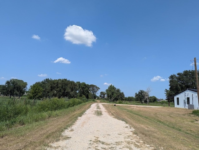 view of road