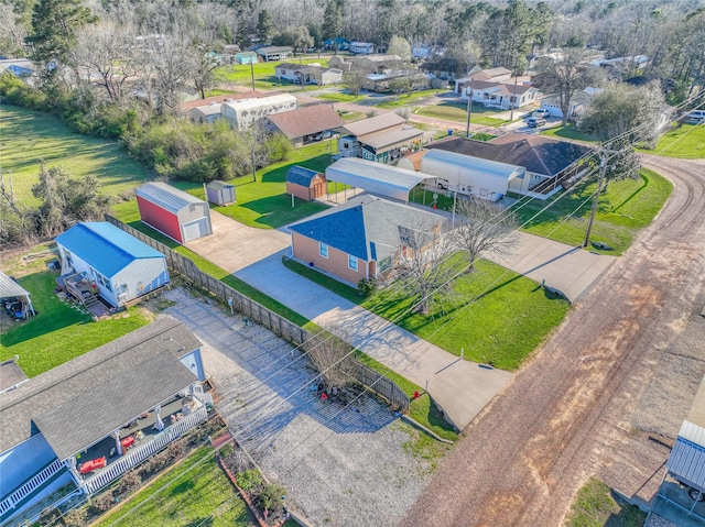 drone / aerial view featuring a residential view