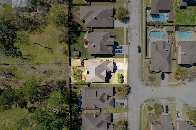 birds eye view of property featuring a residential view