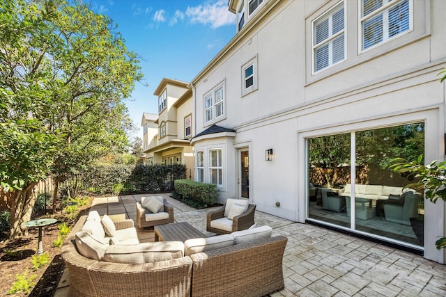 view of patio / terrace with an outdoor hangout area