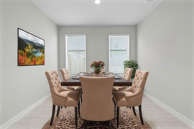 357 Spruce Oak Ln, Waller, TX 77484 - dining space with baseboards, recessed lighting, and light wood finished floors
