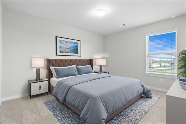 357 Spruce Oak Ln, Waller, TX 77484 - bedroom with light carpet and baseboards