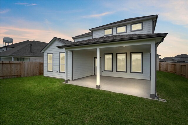 357 Spruce Oak Ln, Waller, TX 77484 - rear view of house with a patio and a shingled roof
