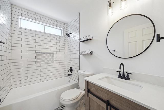 2003 Long Barrel Ln, Missouri City, TX 77489 - full bath with toilet,  shower combination, and vanity
