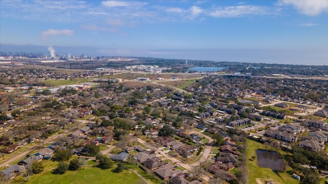 drone / aerial view featuring a residential view