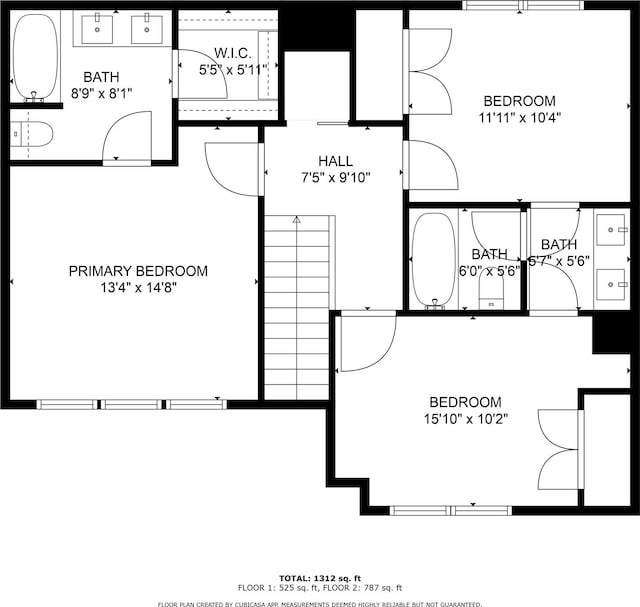 4715 Ward St, Houston, TX 77021 - floor plan / room layout