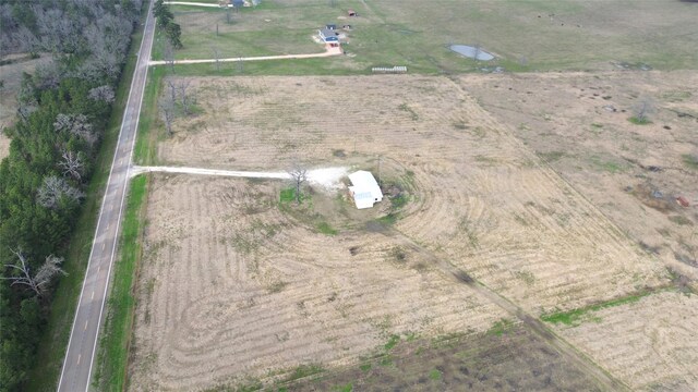 12830 Fm 1280, Lovelady, TX 75851 - drone / aerial view with a rural view