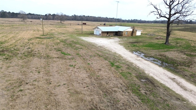 12830 Fm 1280, Lovelady, TX 75851 - aerial view featuring a rural view